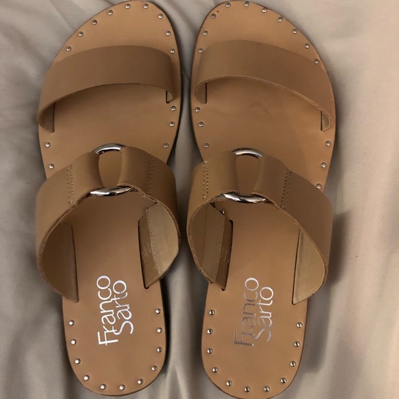 Franco Sarto Slide Sandals, Size 7 - Picture 1 of 4